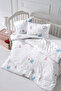 Cotton Collection Ranforce Baby Duvet Cover Pillow Sleep Time - 3