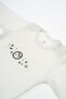 Long Sleeve Adjustable Snap Fastener White Organic Cotton Planet Gusto - 3