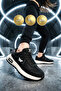 Black and White Memory Foam Unisex Lightweight Flexible Walking Shoes B25Ca108 g