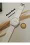 Men's Watch - White Silicone Strap White (Large) Case