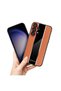Samsung Galaxy A72 Compatible Case Premium Leather Case Brown - 3