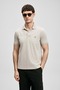 111040230 Laon Smart Polo Neck T-Shirt Men's T-Shirt Stone