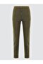 Khaki Normal Waist Normal Leg Gabardine Trousers - 6