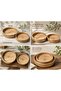 Wooden 2-Piece Bowl |   23 and 20 cm Diameter – 4 cm Height |   Presentation, Service and Decoration - 2