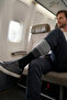 Bamboo Green Color Seamless Knee Length 15-20 mm Hg Pressure Compression Men Women Socks 3590 - 4
