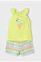 Girl's Ice Cream Printed 2-Piece Set 2-10 Years Old Lemon Green - 2