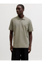Jack Jones Jjeaustın Polo Ss Noos Men's Vetiver Beige Tshirt 12268130-06 - 6