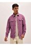 Men's Pink Solid Relax Fit Overshirt for Every Occasion