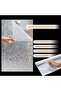 Japanese Technology 3D Static Glass Foil Film/Width: 46 cm X Length 1 Mt -Hg05 - 2