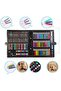 150-Piece Art Supplies Set with Sketching Pencils, Color Brush Pens, Drawing Tools - 6
