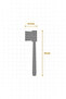 Organic Cleaning Brush with Handle |   Tampiko Fiber, Wood, Durable and Natural Surface Cleaning - 5