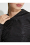Hooded Crop Sports Sweatshirt Zebra Pattern Long Sleeve - 6