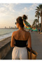 وشاح 45*100 سم بلون النعناع/الأصفر - 2
