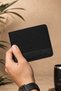 Original Men's Special Boxed Sporty Stylish Leather & Denim Look Gift Wallet with Card Holder & Money Compartment, Gift Boxed, 10 Card Slots, 1 Money Compartment, 3 Id Slots, Black Wallet - 5