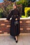 Pinterest High Waist Linen Skirt Set – Bitter Brown