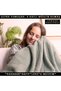 Luxury Muslin Throw Blanket Wide 135X170Cm-100% Cotton Soft Quality Muslin Sofa Cover & Shawl - 4