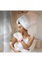 Ecru Elastic Bath Shower Scrub Exfoliating Glove 100% Fluffy Silk for Sensitive Skin 1 Piece - 7
