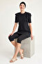 Women's Black, Short-Sleeved, Lined, Covered Stitching, Semi-Closed, Flexible, Quick-Drying Sea/Pool Swimsuit _2313 - 7