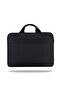 Classone ml-f100 13,14,15.6" mila laptop bag, compatible with lenovo, hp, asus, macbook, mac air - black - 8