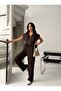 Women's Modal Fabric Parachute Detailed Zippered Vest Double Set - 4