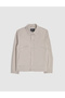 Light Gray Shirt Collar Seasonal Coat 50321009-Vr001 - 6