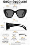 Acetate Frame Uv400 Protection Black Color Original Women Sunglasses 51 Ekartman Dkgg7363C1 - 2