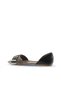 Gray Black Leather Women's Sandals 01Wj2122 - 5