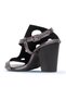 Mink Shiny Leather Women's Heeled Sandals 01Wl3704 - 4