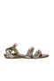 Yellow Shiny Leather Women's Sandals 01Wu7434 - 2