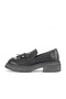 Black Leather Women's Classic Shoes 01Wd2109 - 3