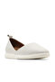 White Broken Leather Women's Flat Ballerinas 01Wy1507 - 2