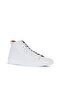 White Leather Women's Flat Boots 01Wz7700 - 3