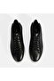 Men's Black Lace-Up Casual Leather Shoes - 7