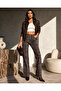 Leopard Patterned Women's Straight Pants - 5