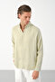 Men's Breathable Muslin Fabric 100% Cotton Washable Pocketless Shirt - 6