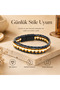 Premium Natural Stone Design Leather Bracelet Series – Real Natural Stone Bone - 5