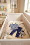 Unisex Baby Navy Blue Striped Pajama Set - 2