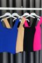 Square Neck Tank Top - Fuchsia Fuchsia - 7