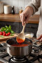 طقم أدوات مطبخ مصنوع يدويًا من خشب الأرز مع ملعقة خشبية، فئة ممتازة - 7