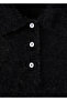 Polo Collar Fur Look Sweater - 8