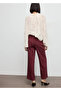 High waist straight cut pants - 4