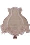 Light Brown Needlepoint Lampshade Handmade Classic Model Wooden Base knvc002 - 4