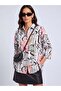 Women's White Patterned Shirt – Page Fit |   Breathable Fabric |   Comfortable Form |   Daily Elegance - 3