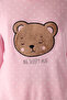 Pink Sleepy Hug Cotton Pants Pajama Set - 3