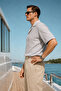 Men's Casual Oversized Gray Linen Stylish Shirt - 3