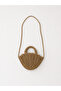 Handmade Oyster Model Women's Hand and Shoulder Straw Bag