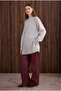 Turtleneck Basic Sweater Light Gray - 4