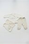 Boy Baby Amore Mi̇o Embroidered Teddy Bear with Bottle 10-Piece Newborn Hospital Release Zibin Set Boxed - 3
