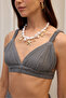 Adelina Anthracite Muslin Crop-skirt Set - 7