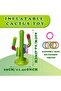 7-Piece Inflatable Cactus Ring Toss Game Set, 6 Ferrules, 1 Cactus Post, Target Throwing Toy for Kids, for Pool Party